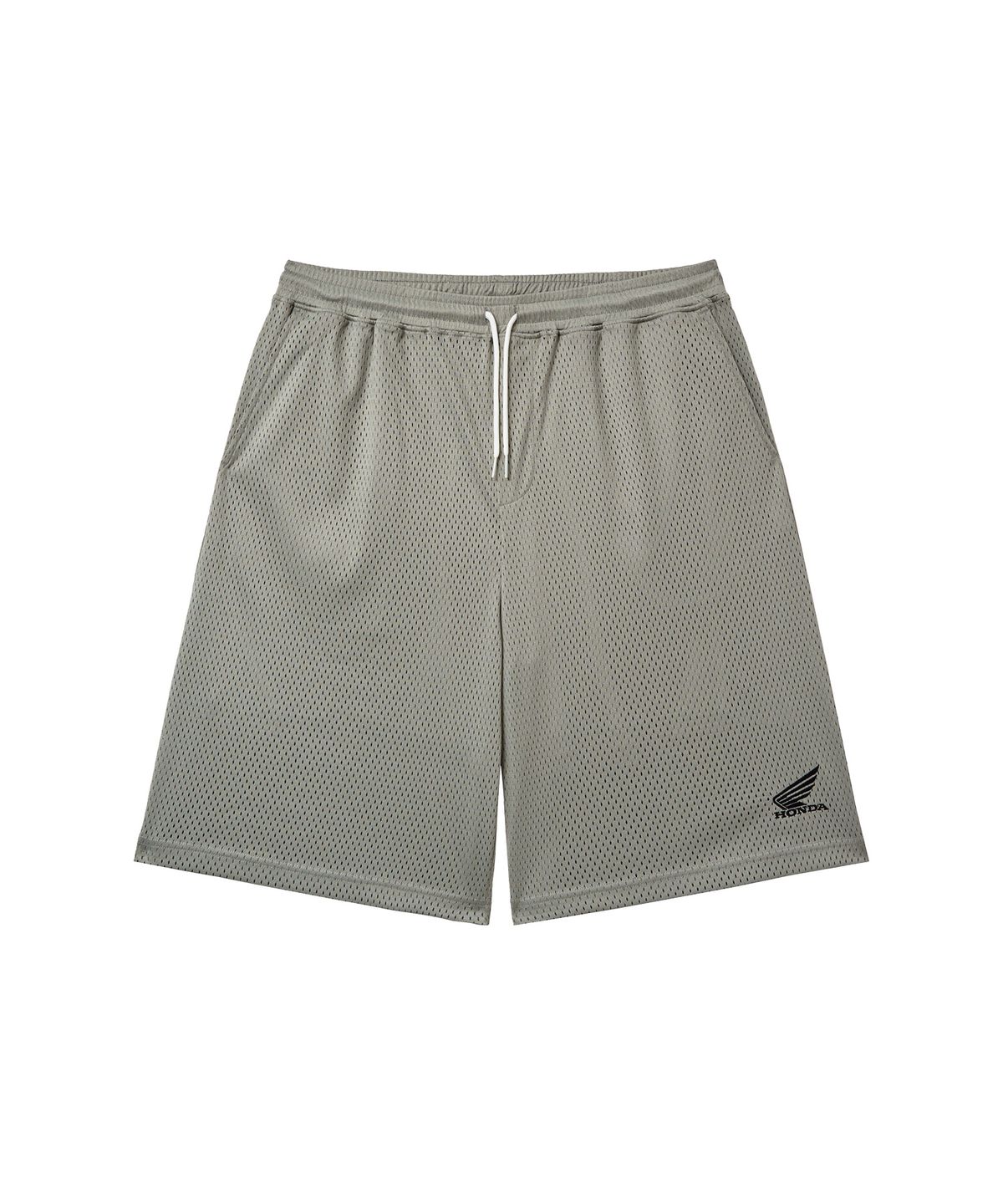 핍스 모터사이클(PHYPS MOTORCYCLE) Mesh Bermuda Shorts Light Gray