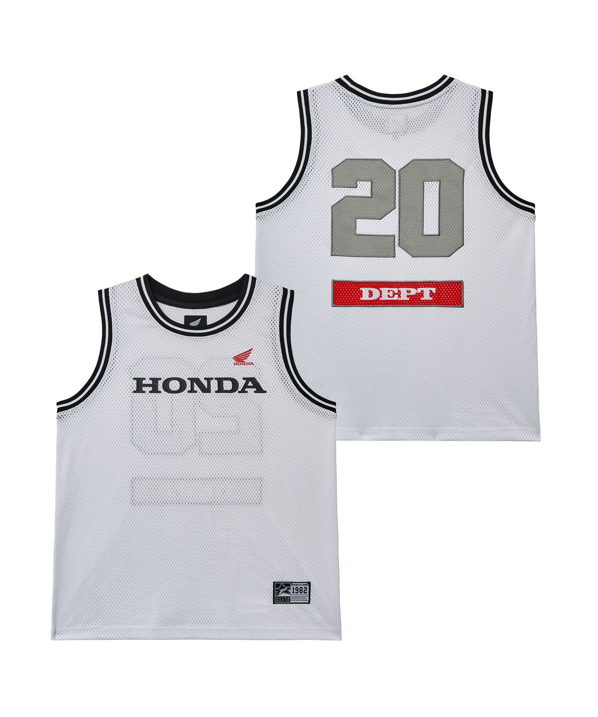 핍스 모터사이클(PHYPS MOTORCYCLE) Mesh 20 Jersey Sleeveless White