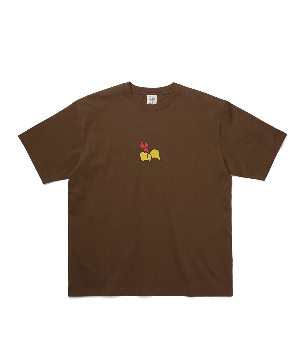 예스아이씨(YESEYESEE) Corner Reader Tee Brown