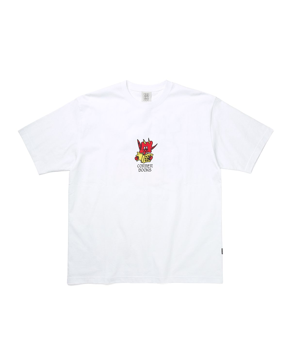 예스아이씨(YESEYESEE) Corner Evil Tee White