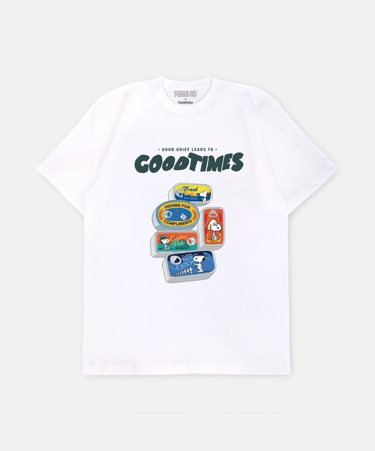 뚜누(TOUNOU) SNOOPY & HIS SIBLINGS Good Times 반팔티셔츠