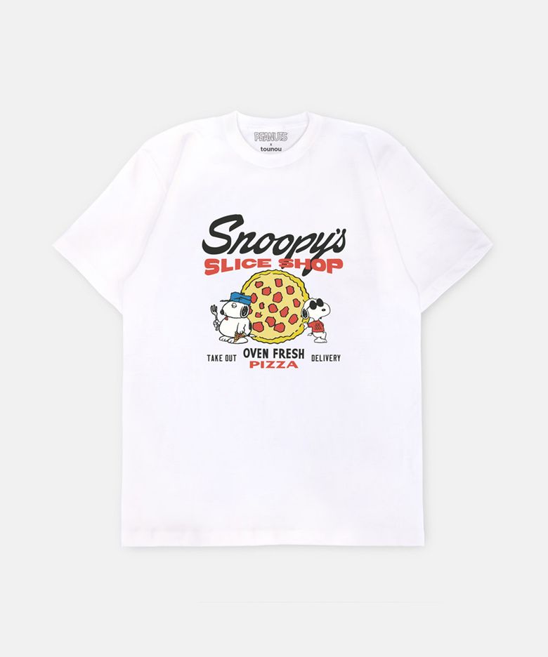 SNOOPY & OLAFs Slice Shop 반팔티셔츠