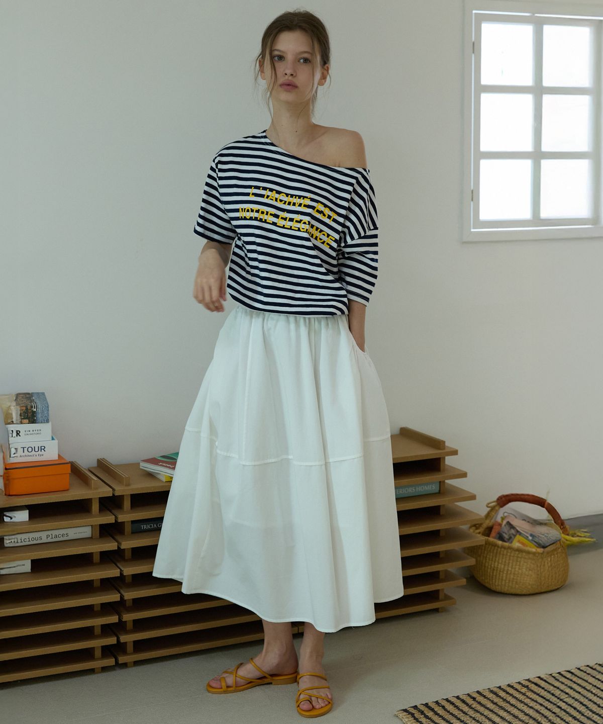 오픈도어스튜디오(OPENDOORSTUDIO) Balloon rc skirt Ivory