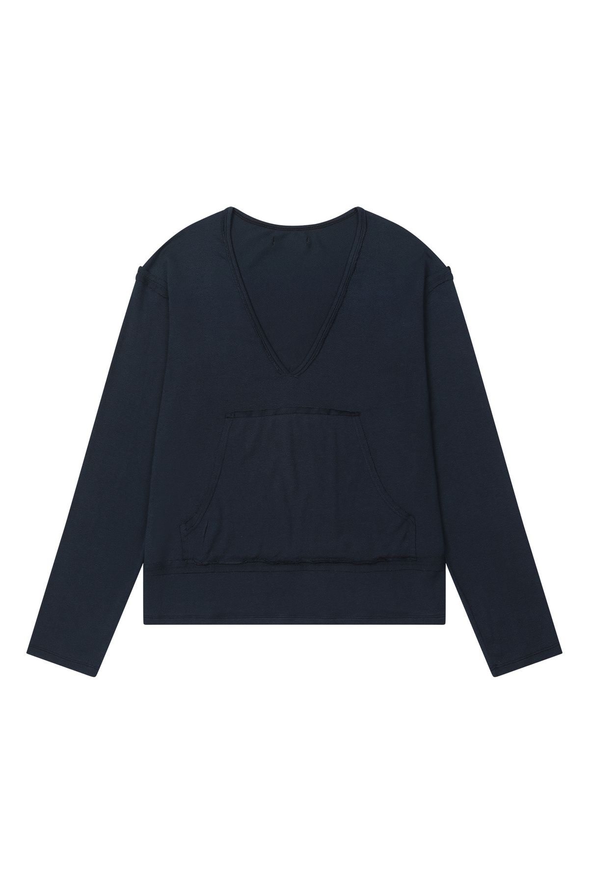 다이닛(DEINET) RAW V LONG SLEEVE IN NAVY