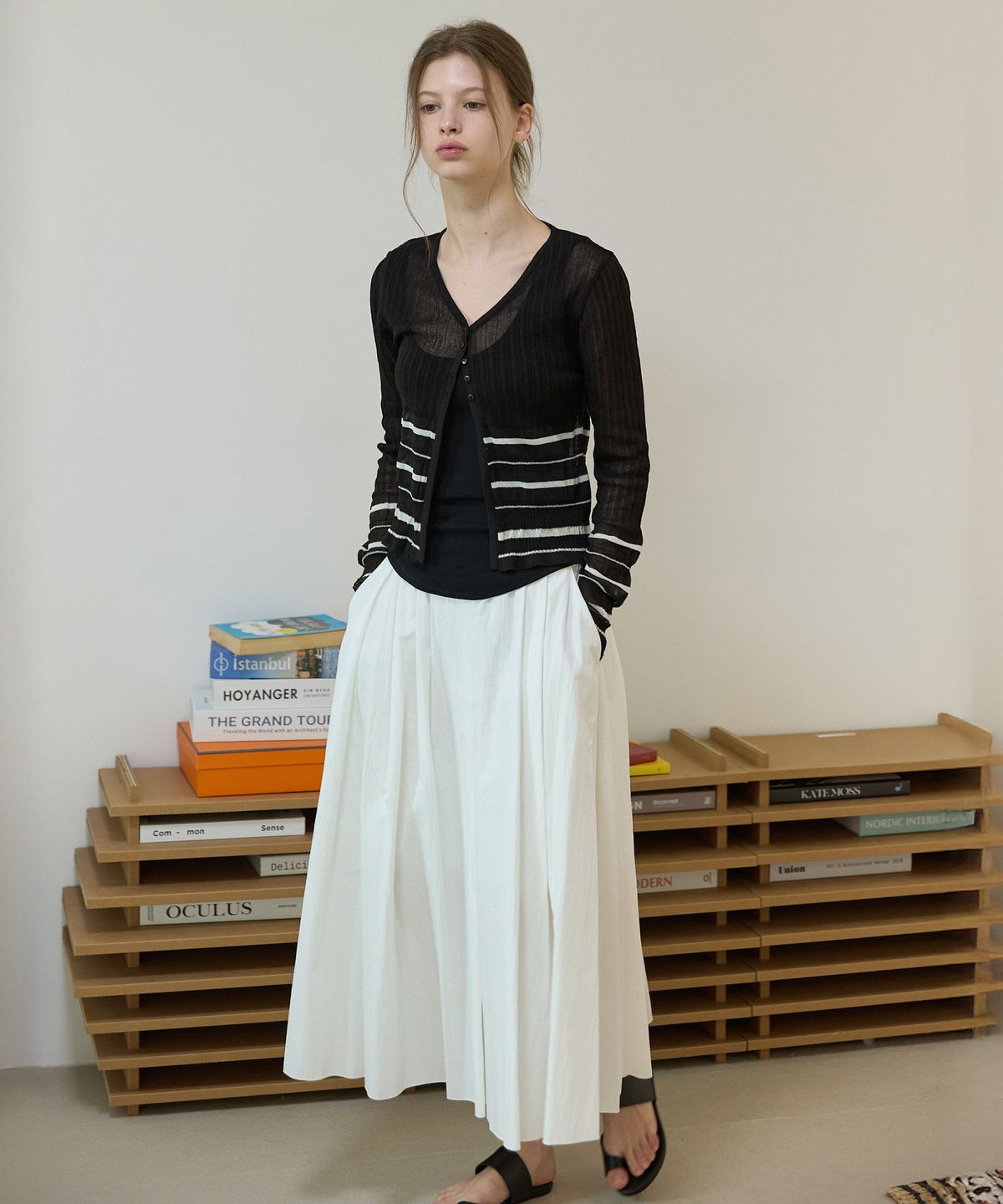 오픈도어스튜디오(OPENDOORSTUDIO) Cn irregularity skirt  Ivory