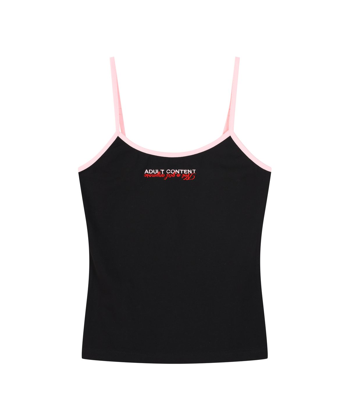 라라폭스(LALAFOX) ADULT CONTENT SLEEVELESS CAMI TOP BLACK BS2CV008