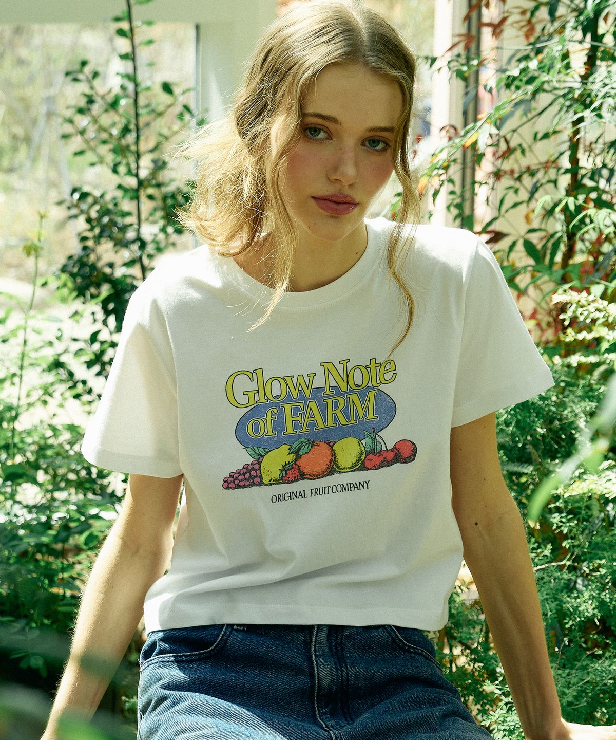 글로우노트(GLOWNOTE) GLOW FARMERS NOTE FRUIT SERIES T-SHIRTS (3COLOR)