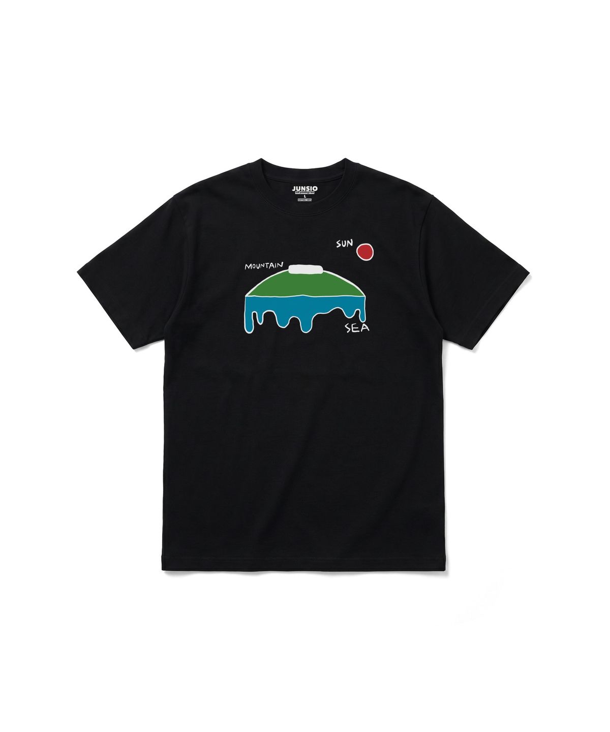 준시오(JUNSIO) BLACK MOUNTAIN T-SHIRT