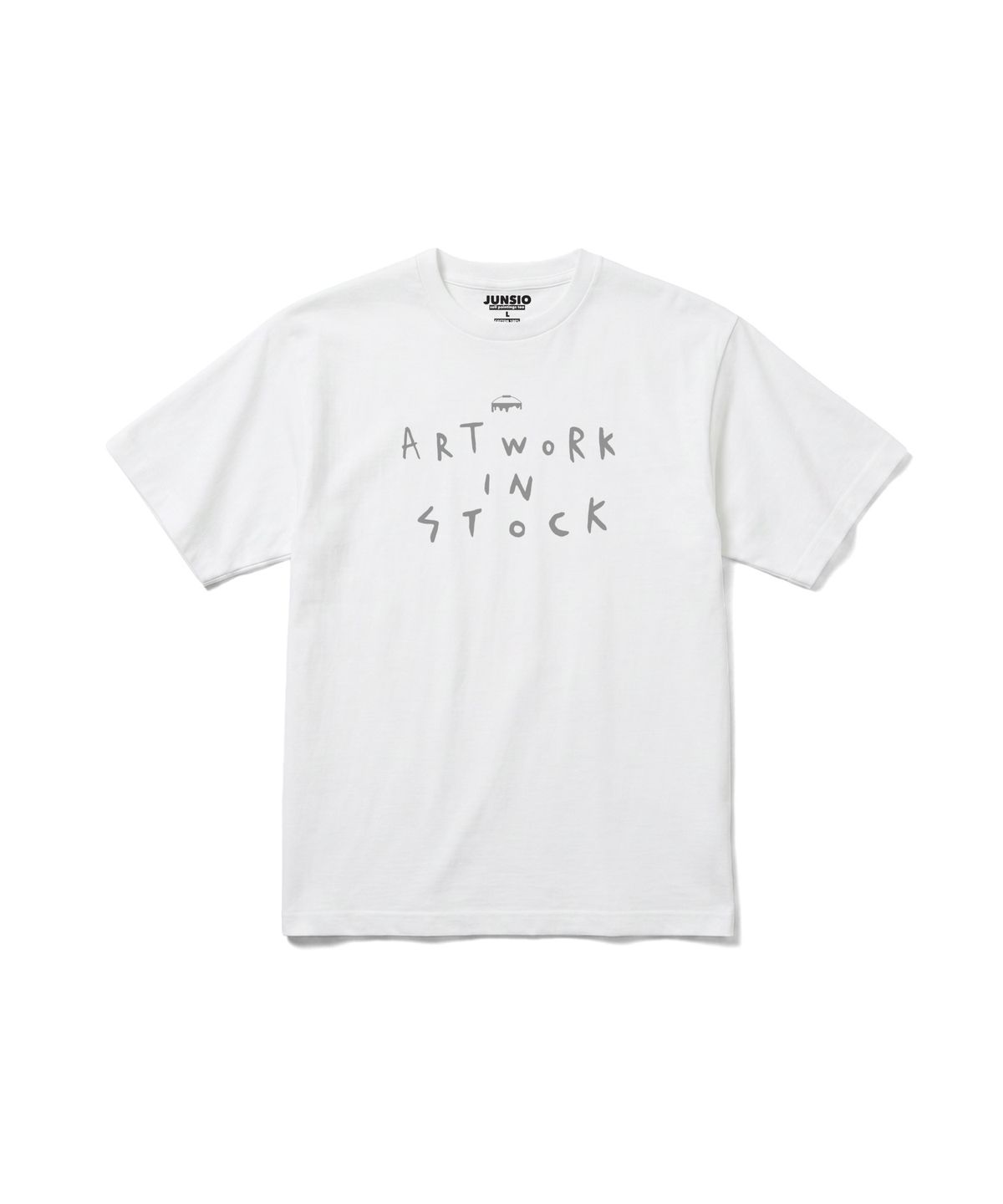 준시오(JUNSIO) WHITE BASIC IN STOCK T-SHIRT
