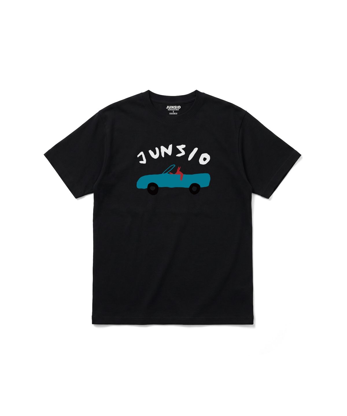 준시오(JUNSIO) BLACK CAR T-SHIRT