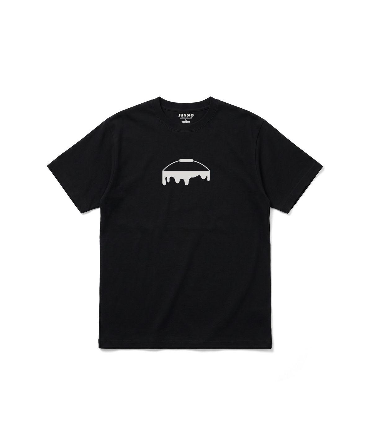 준시오(JUNSIO) BLACK LOGO T-SHIRT