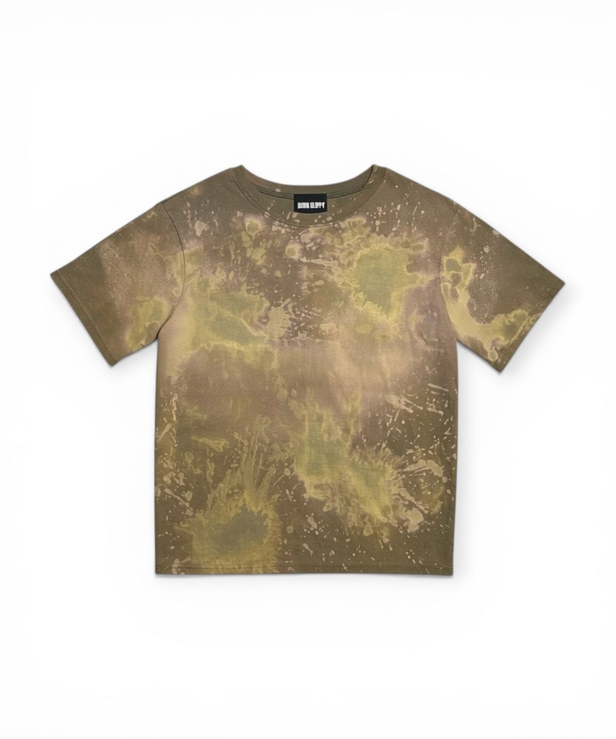 본슬리피(BORN SLIPPY) Addicted Splash Washed Tee (Avocado Lime Burst)
