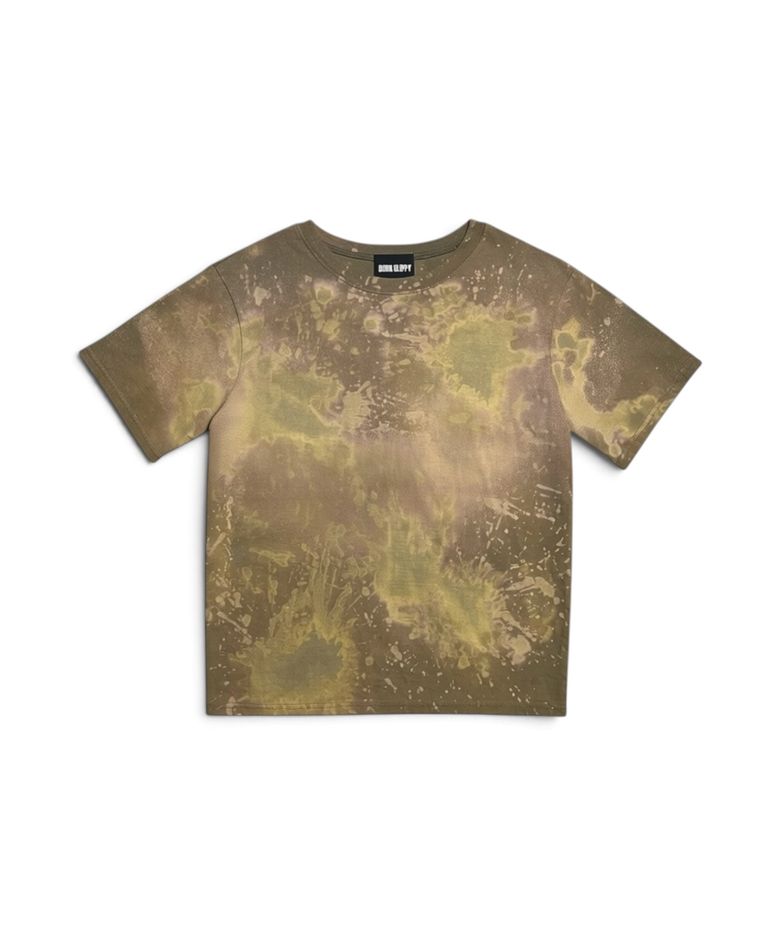 Addicted Splash Washed Tee (Avocado Lime Burst)