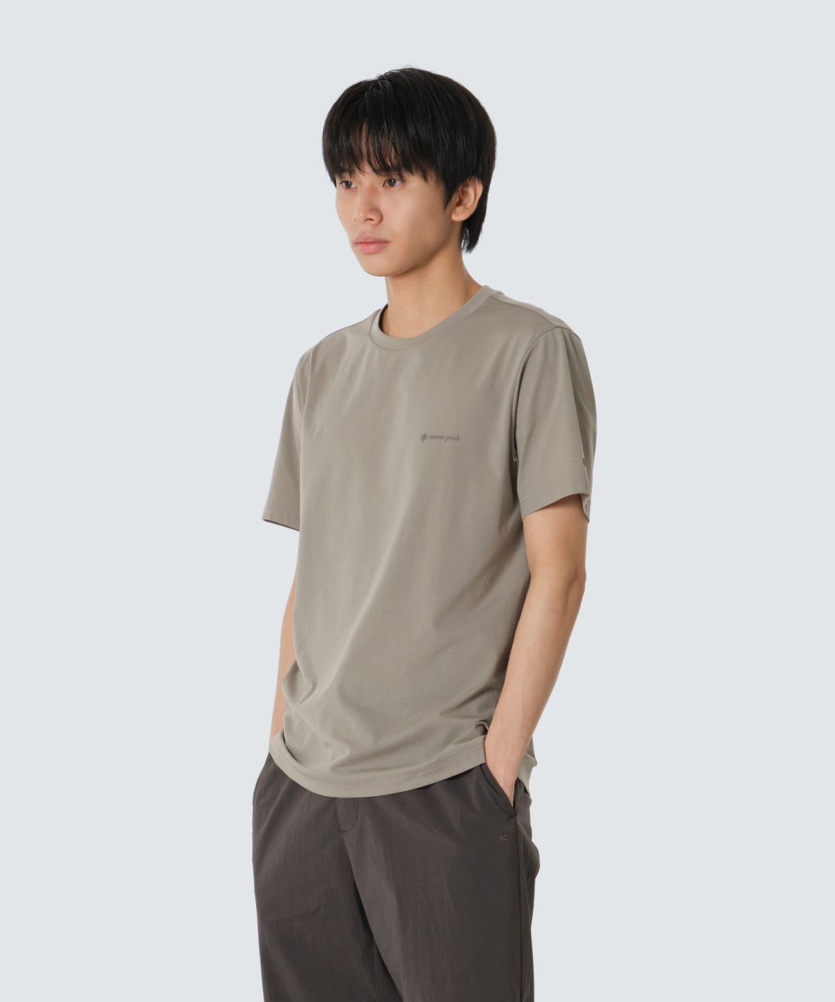 스노우피크 어패럴(SNOWPEAK APPAREL) 퀵드라이 프라임플렉스 반팔 티셔츠 (S26MMTTS20) Fog Gray