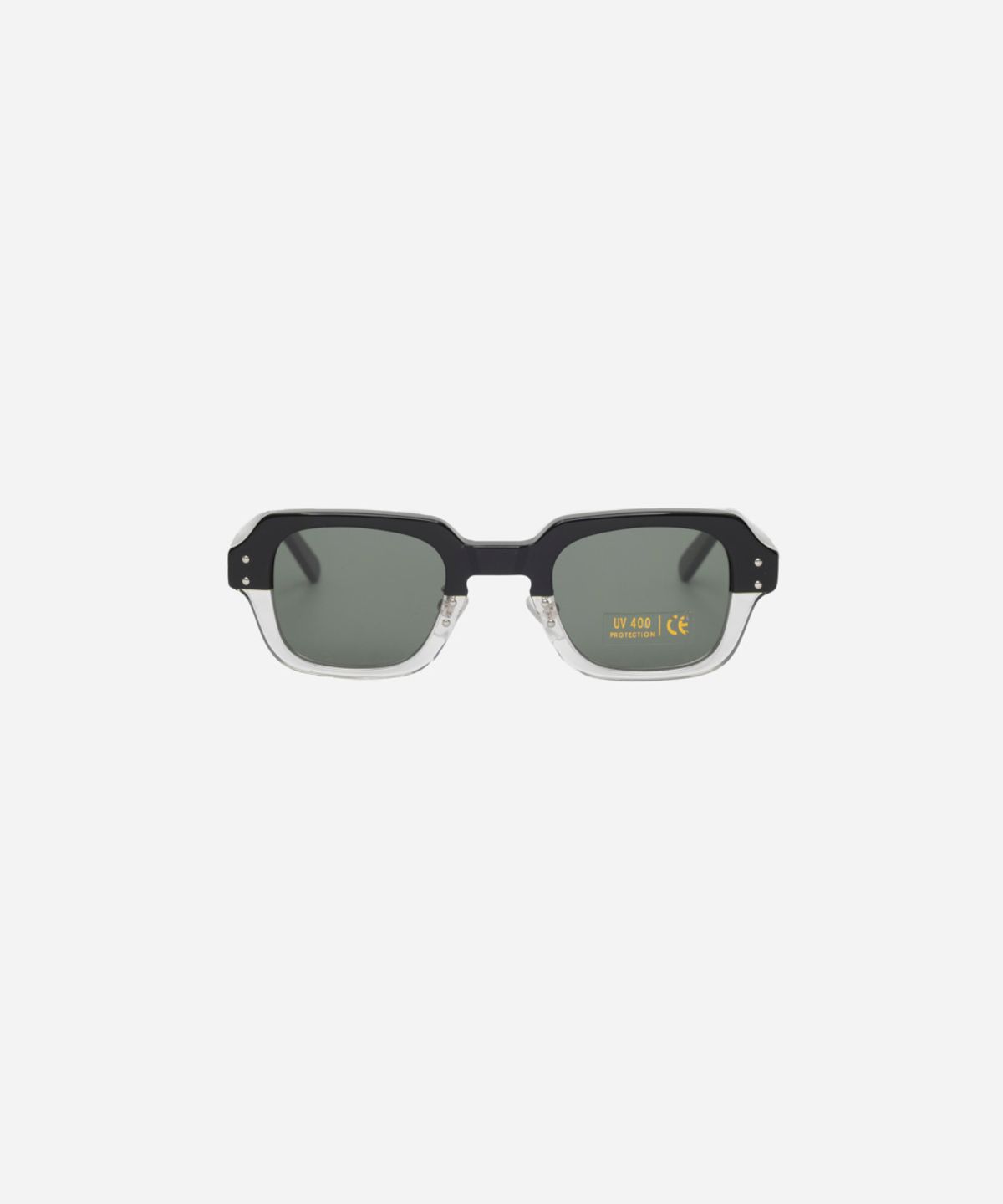 와이엠씨엘케이와이(YMCL KY) USS S9 Eyewear Frame - Frame : BlackXClear / Lens : Grey