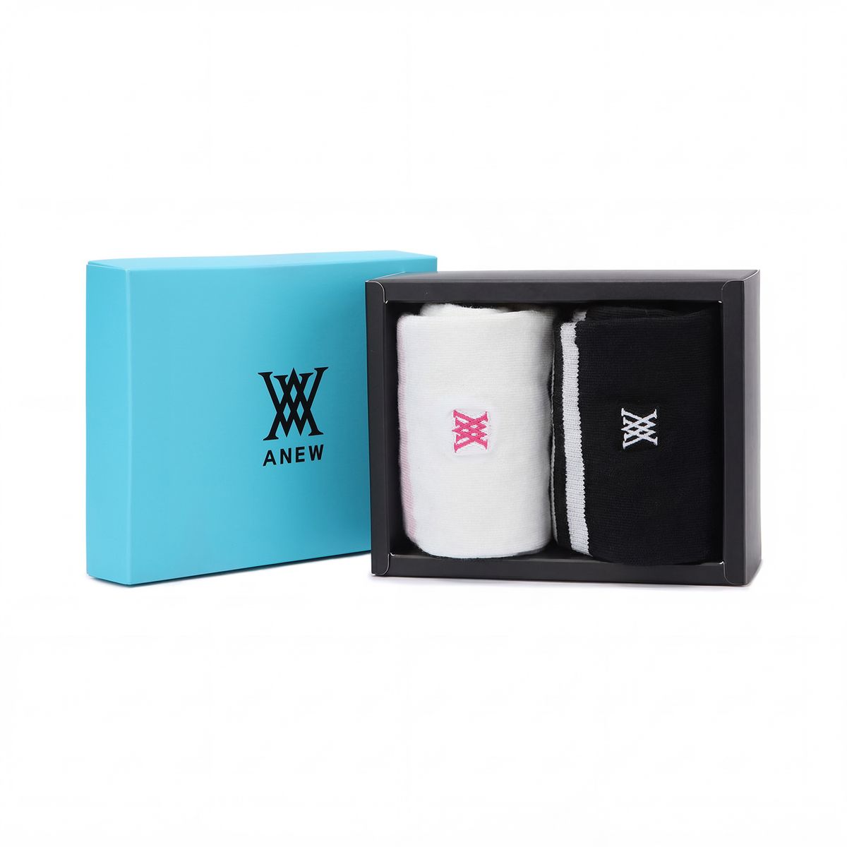어뉴골프(ANEW GOLF) [ONLINE EXCLUSIVE] WOMEN MIDDLE SOCKS GIFT BOX_MU