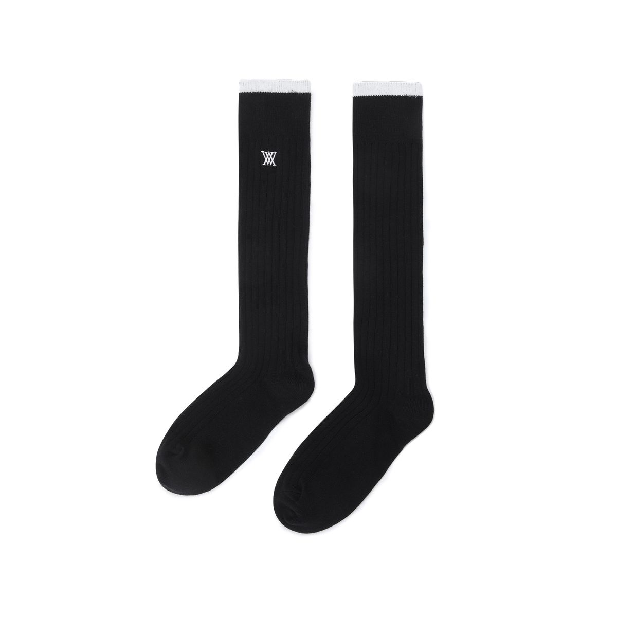 어뉴골프(ANEW GOLF) [ONLINE EXCLUSIVE] WOMEN KNEE SOCKS_BK
