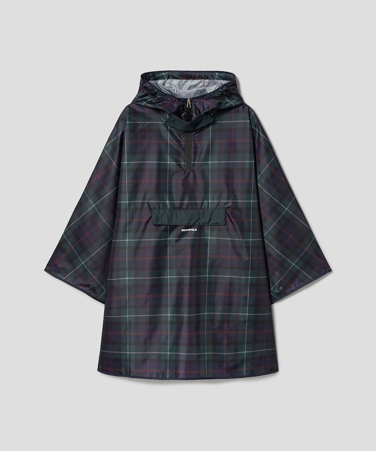 빈폴 액세서리(BEANPOLE ACCESSORY) 체크 판초  네이비