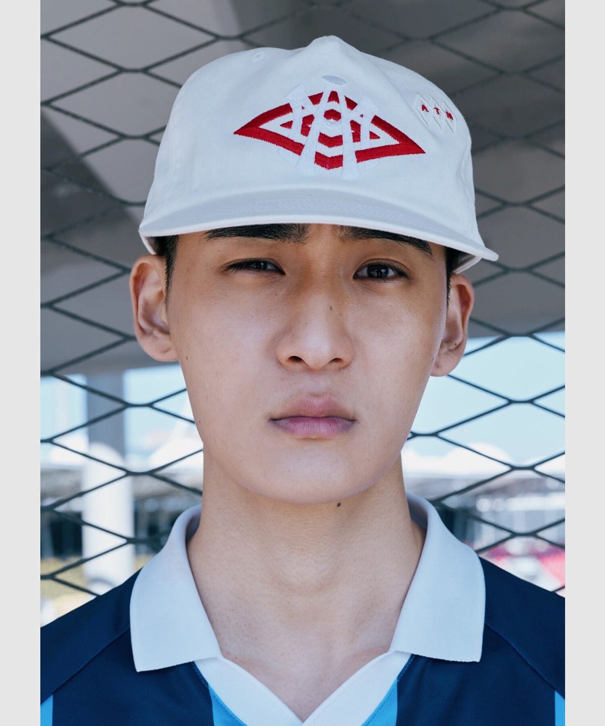엄브로(UMBRO) [UMB X AFTERMATH] 로고 볼캡 화이트 UR221OCP41