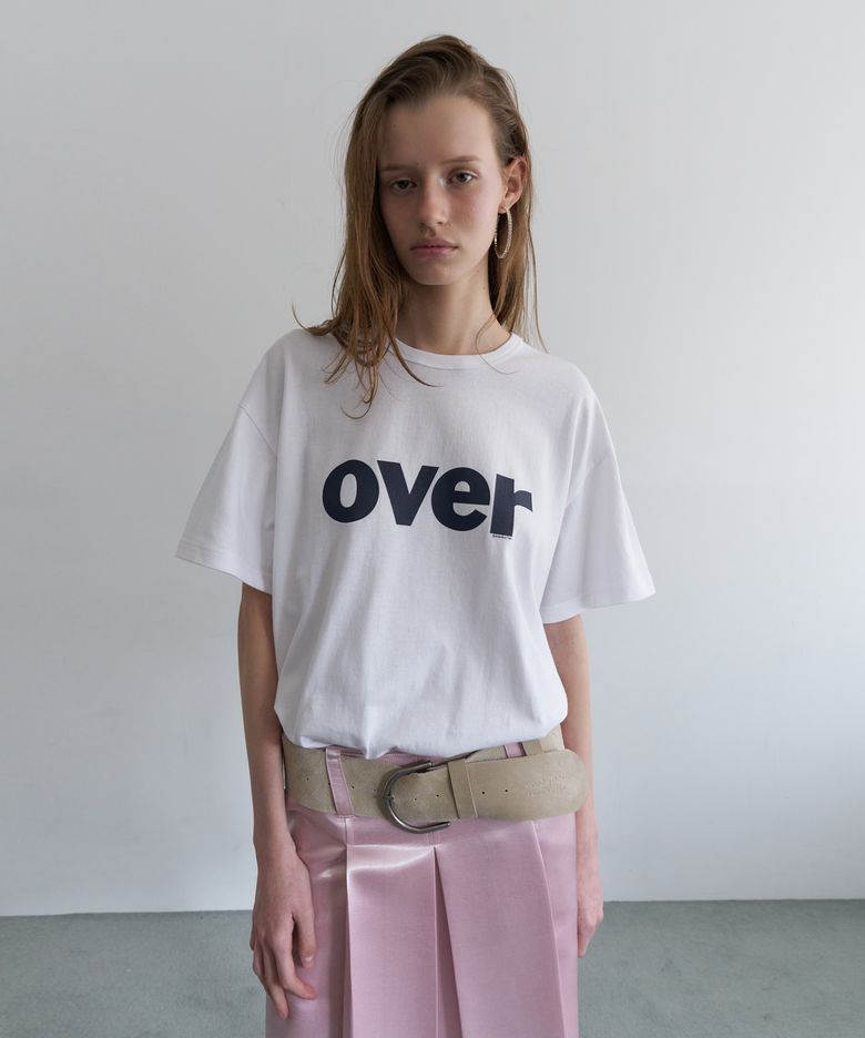 OVER LETTERING T-SHIRT_WHITE