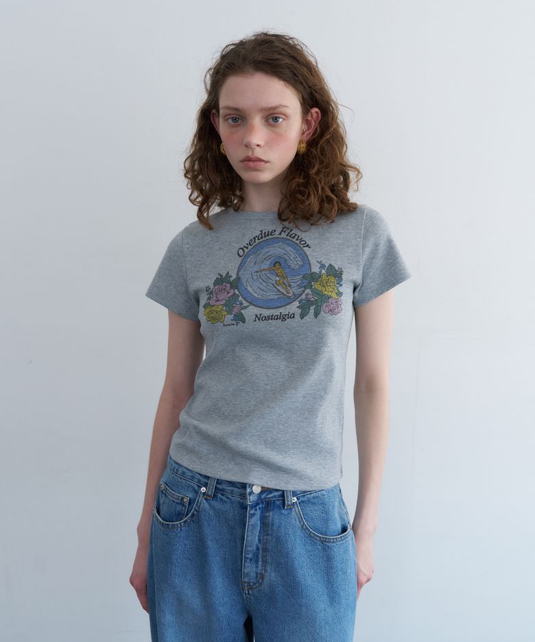 RETRO ARTWORK T-SHIRT_GREY