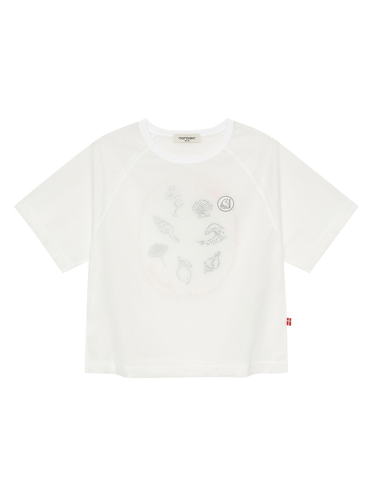 노르디스크(NORDISK) 페리어 메쉬 커버업 티셔츠 - W_Off White