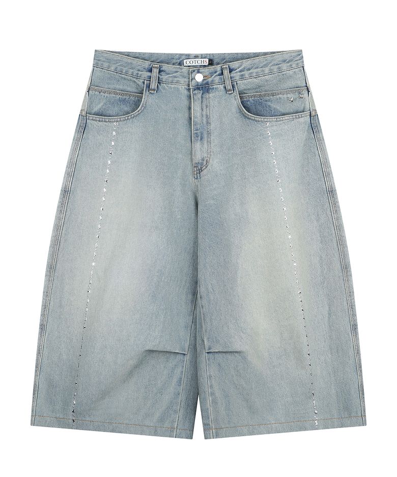 CUSTED HALF DENIM-BOY