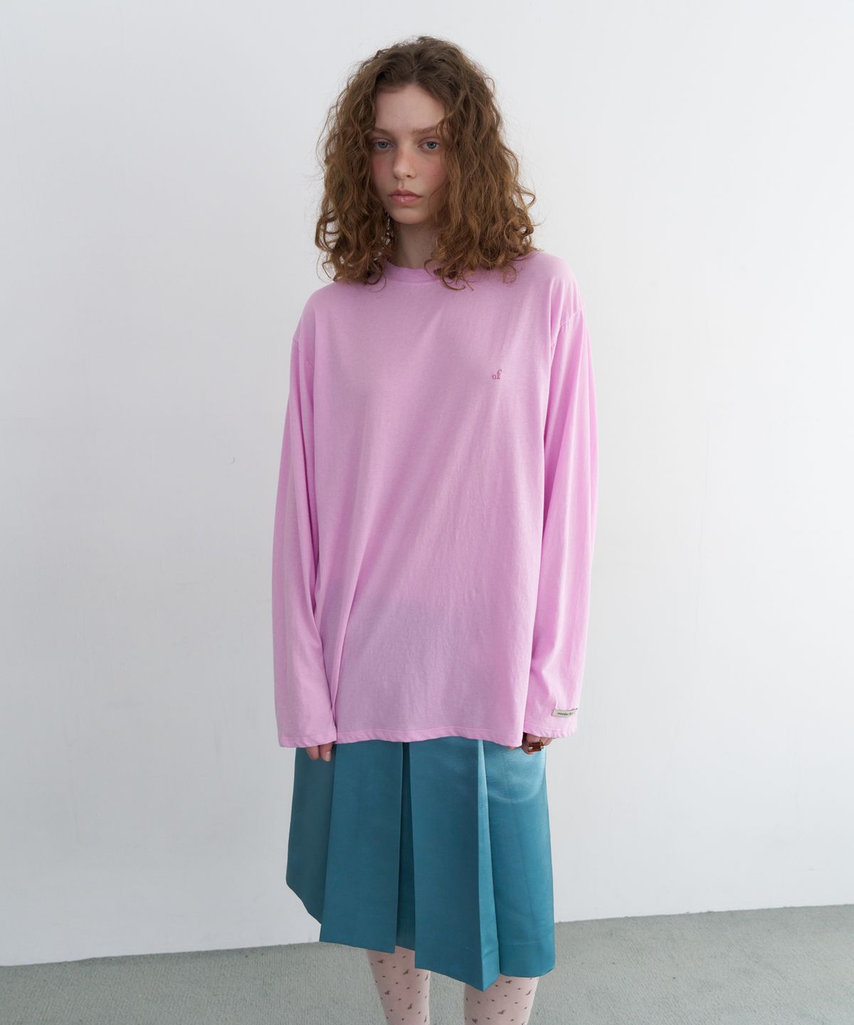 오버듀플레어(OVERDUEFLAIR) SUMMER LONG SLEEVE T-SHIRT_FUCHSIA PINK