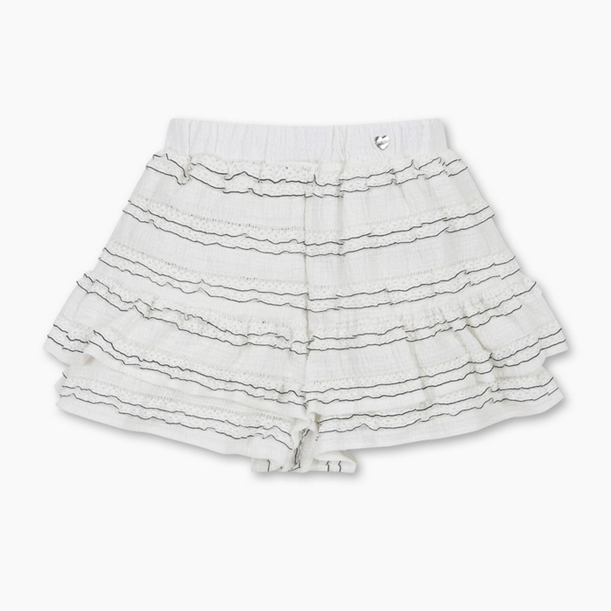 베네통키즈(BENETTONKIDS) 플라워 레이스 프릴 팬츠_QASP07631IV