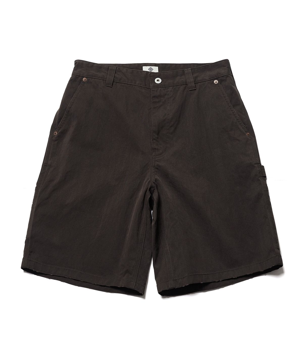 에스파이(ESFAI) CARPENTER BERMUDA SHORTS (BROWN)