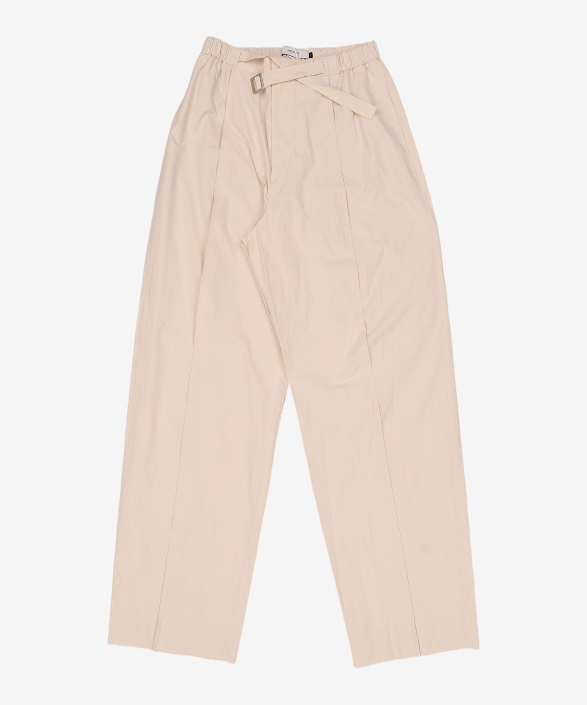 아모멘토(AMOMENTO) BELTED TUCK PANTS (2COLORS) S