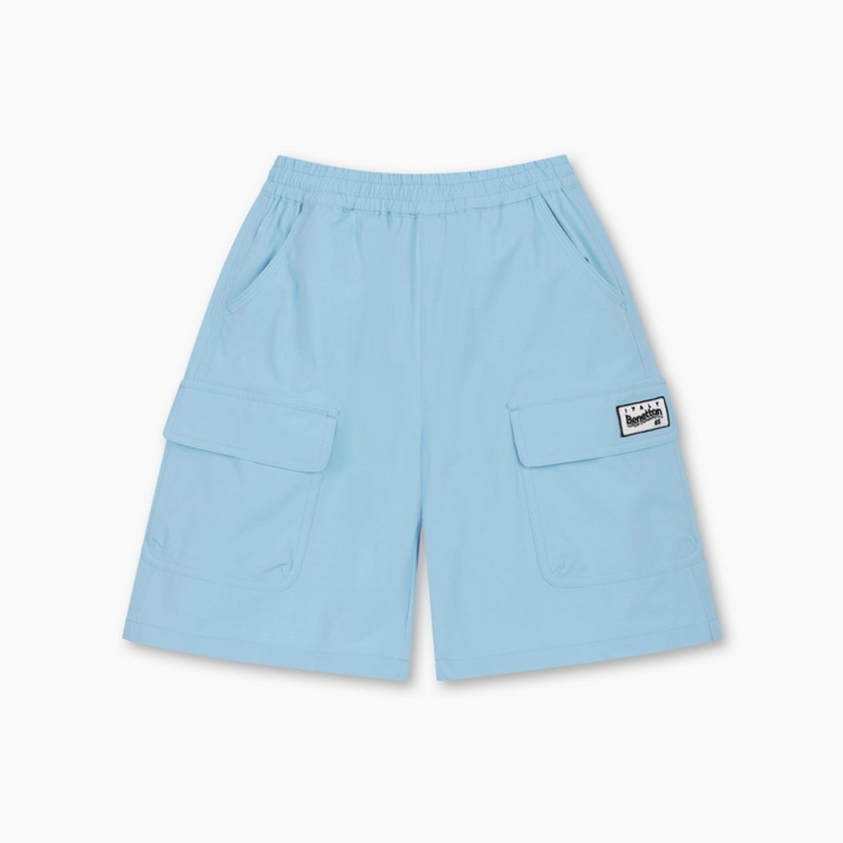 베네통키즈(BENETTONKIDS) 5.5부 스트레치 팬츠_QAPT14631BL