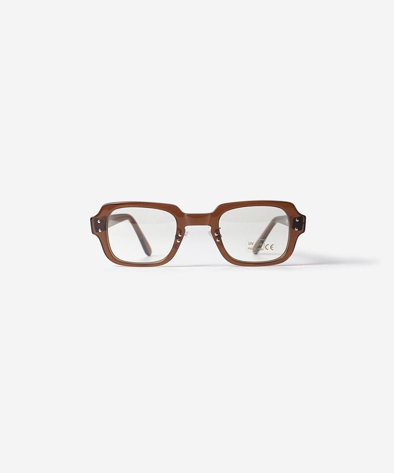 USS S9 Eyewear Frame - Frame : Brown / Lens : Clear