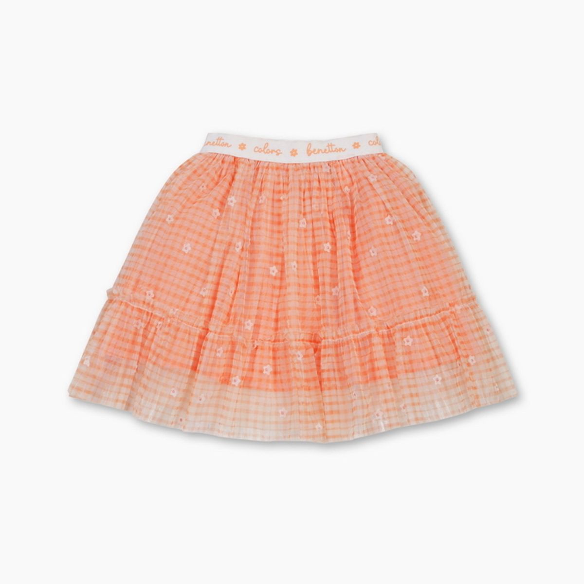 베네통키즈(BENETTONKIDS) 플라워 샤 스커트_QASK12631CO