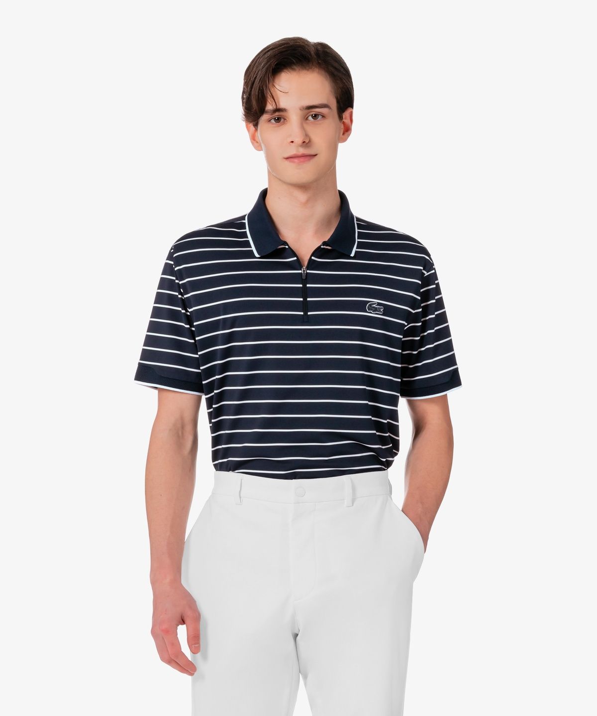 라코스테(LACOSTE) 남성 반집업 폴로 셔츠 DH419E-56G 166