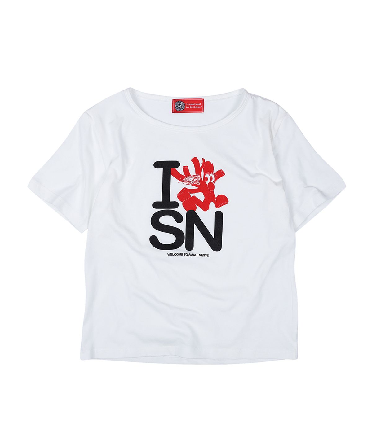 스몰네스트(SMALL NEST) I Love SN Tee (White)