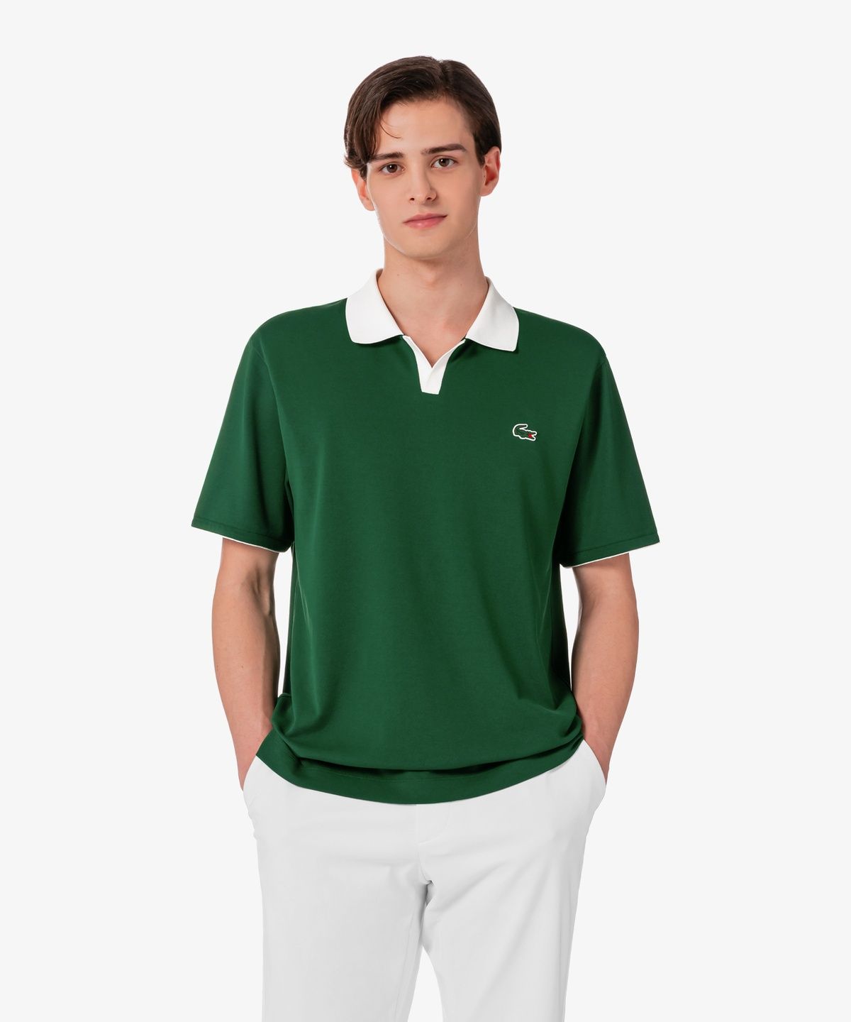 라코스테(LACOSTE) 남성 오픈카라 테니스 폴로 셔츠 DH951E-56G 132