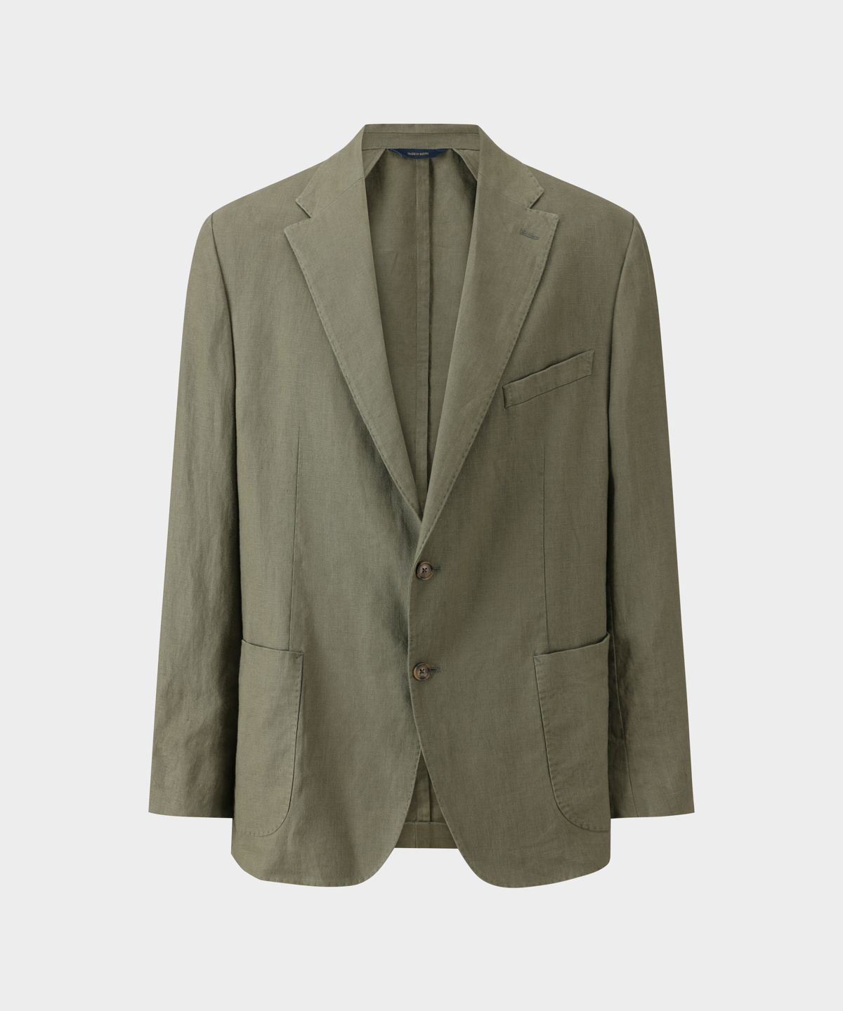 브룩스 브라더스(BROOKS BROTHERS) 린넨 솔리드 재킷 (올리브) (BBJSMMG202)