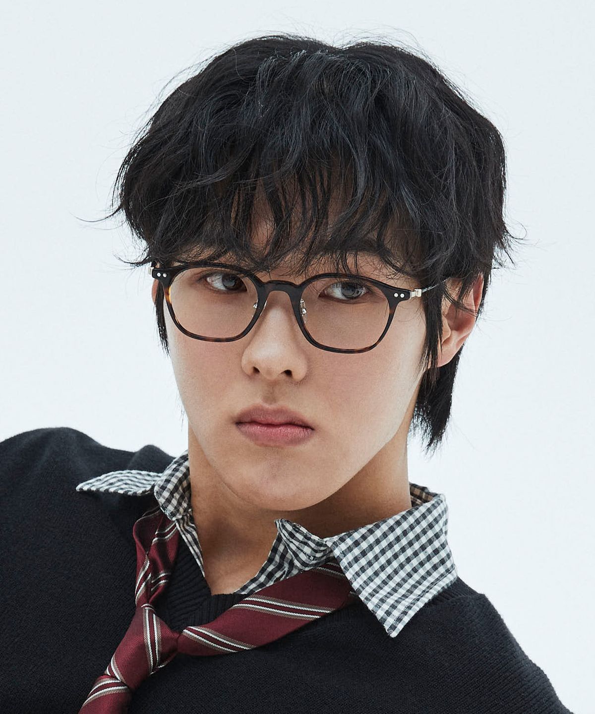 알로아이웨어(ALO EYEWEAR) [SILVERBITE] SBG7606 1818G HD ACETATE 초경량 고밀도 아세테이트 톨토이즈 스퀘어 안경테 블루라이트 렌즈 선택