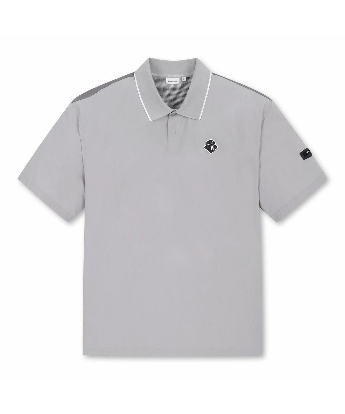 골든베어(GOLDEN BEAR) (M) Woven Contrast Back Pullover G4TAM26361GYX