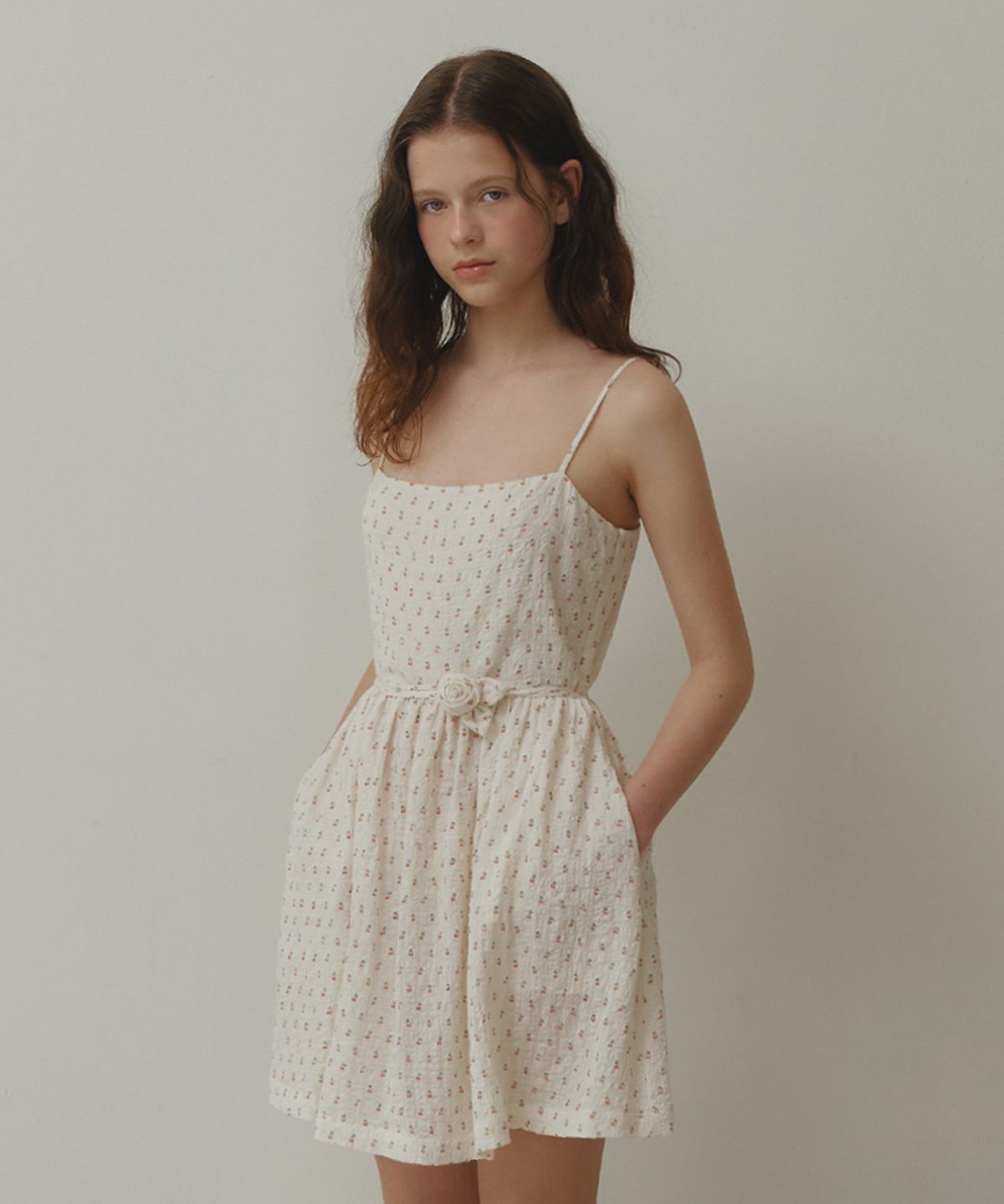 뮈르뮈르(MURMURE) 리모네 체리 미니 드레스_Limone Dress
