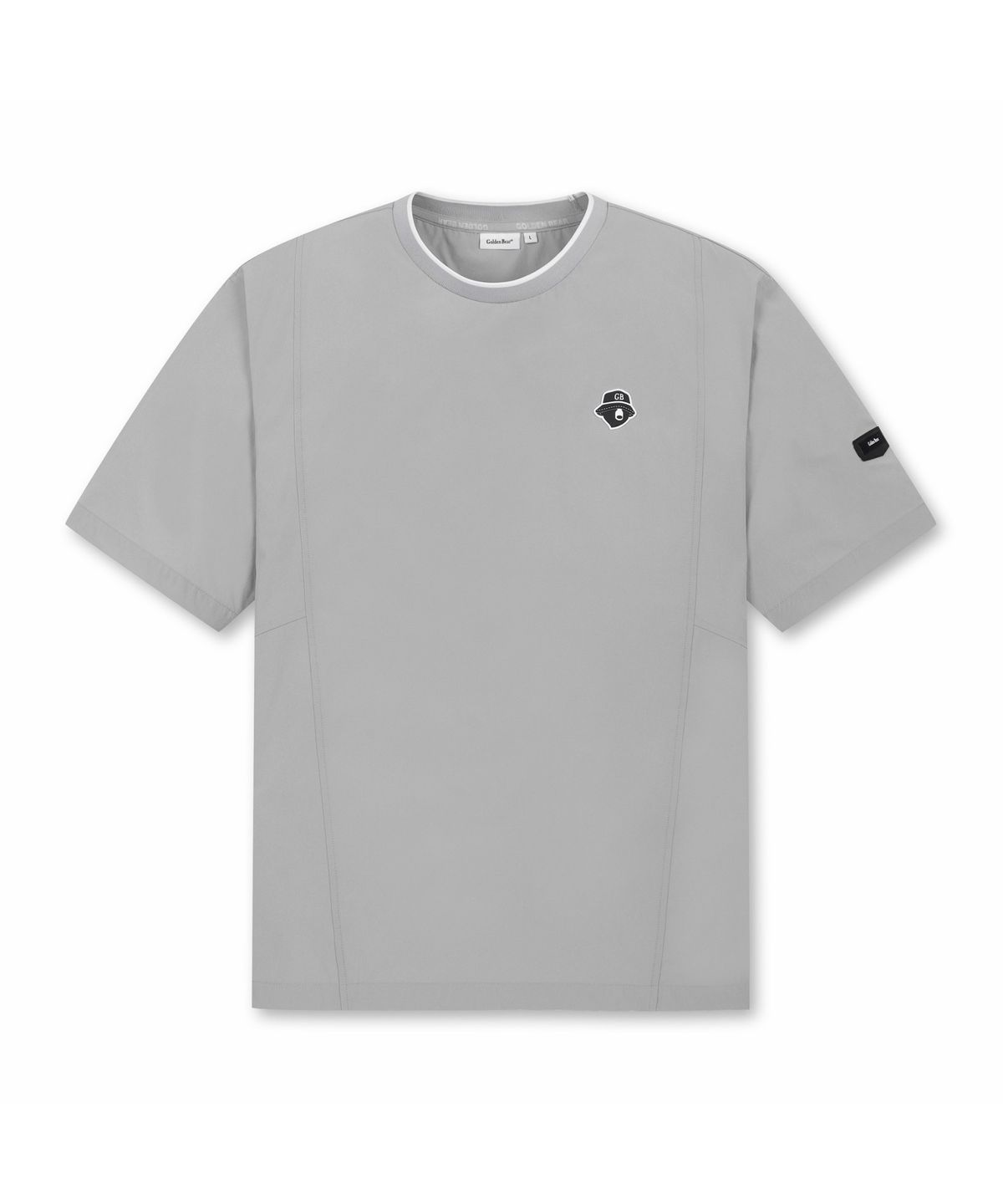골든베어(GOLDEN BEAR) (M) Woven Crewneck Pullover G4TAM26351GYX