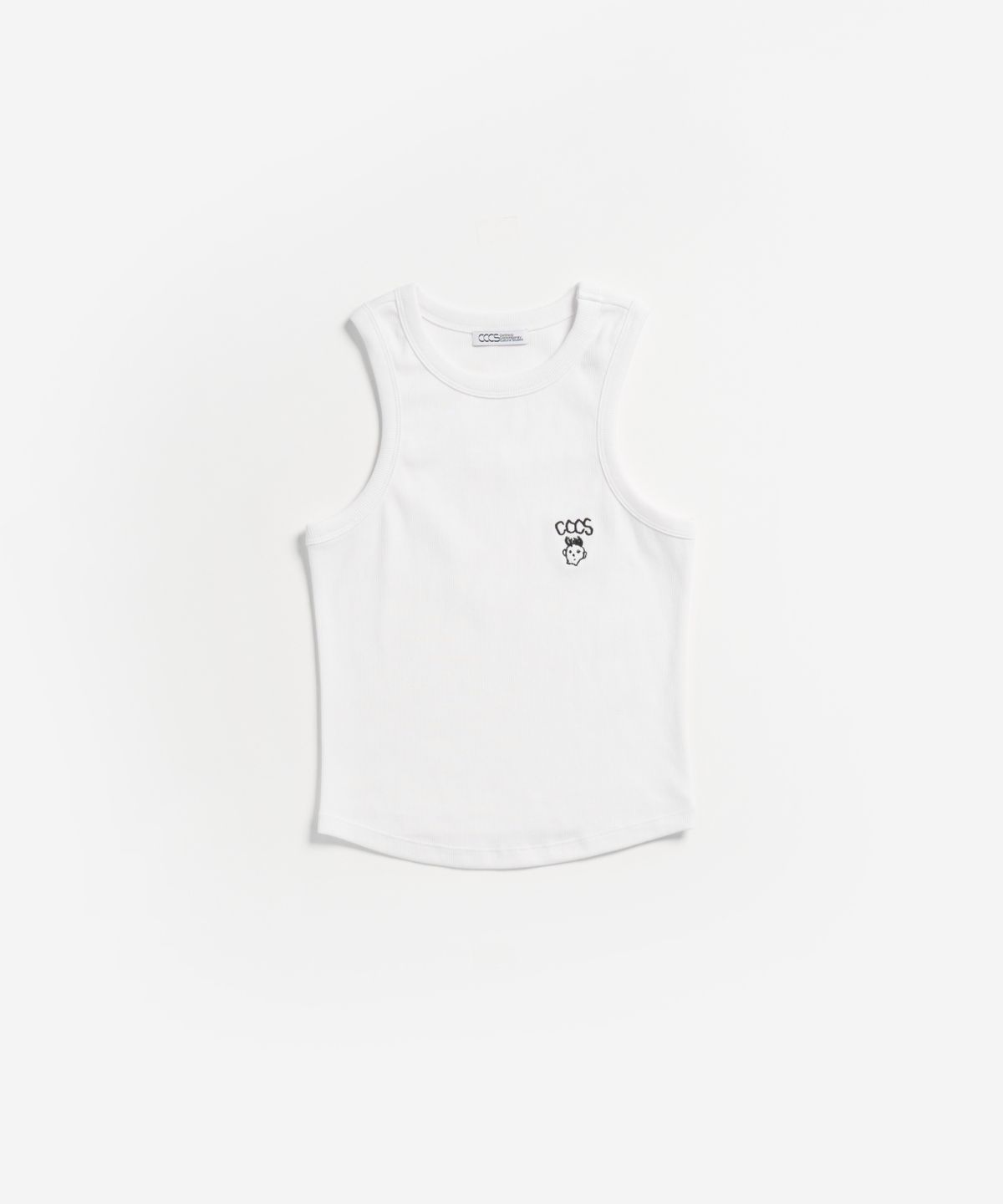 씨씨씨에스(CCCS) WHITE SPIKE BOY SLEEVELESS (W)