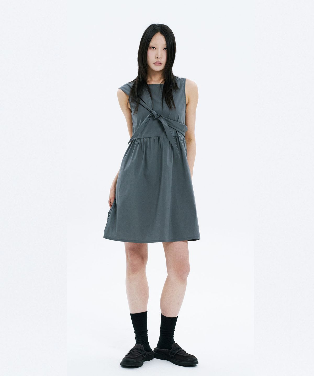 하나히(HANAHI) Furoshiki wrap one piece GREY