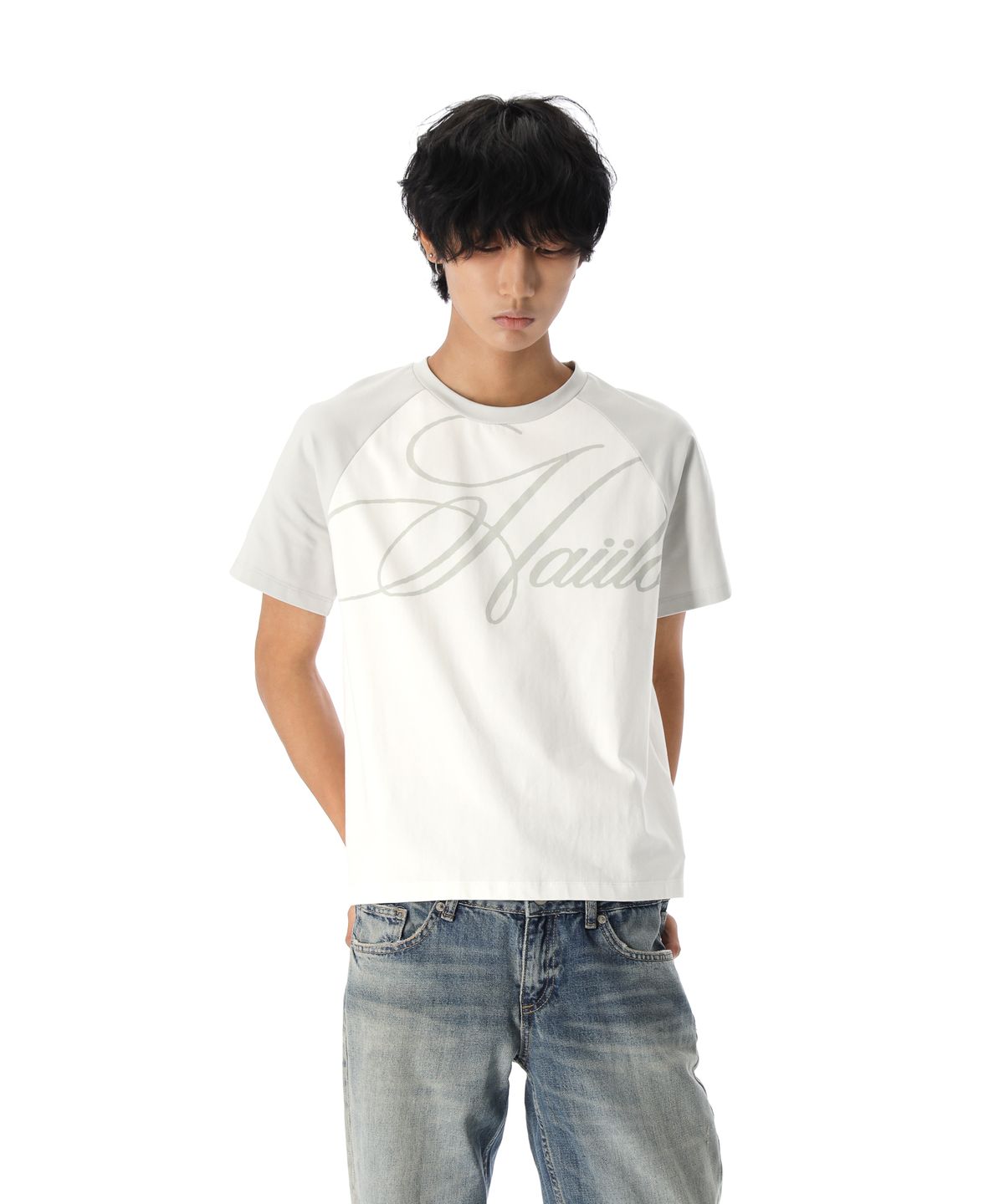 헤일로(HAIILO) Signed Raglan (Paper-grey)