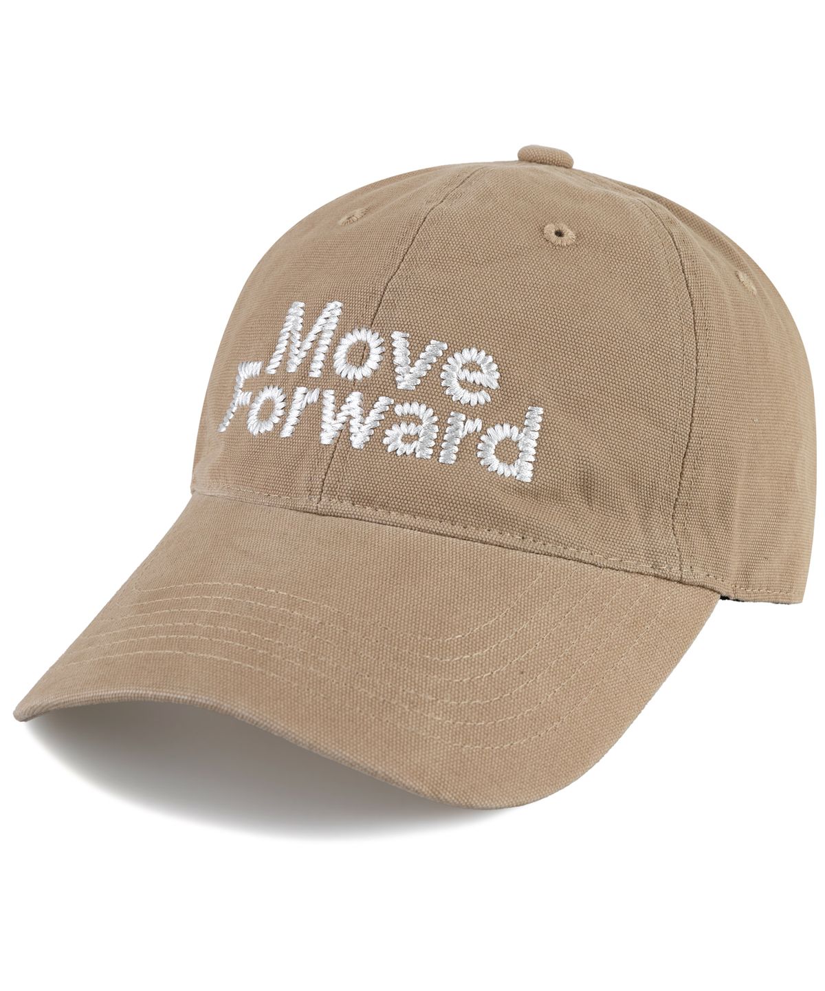윅(WICK) Move Forward 캔버스 볼캡-베이지