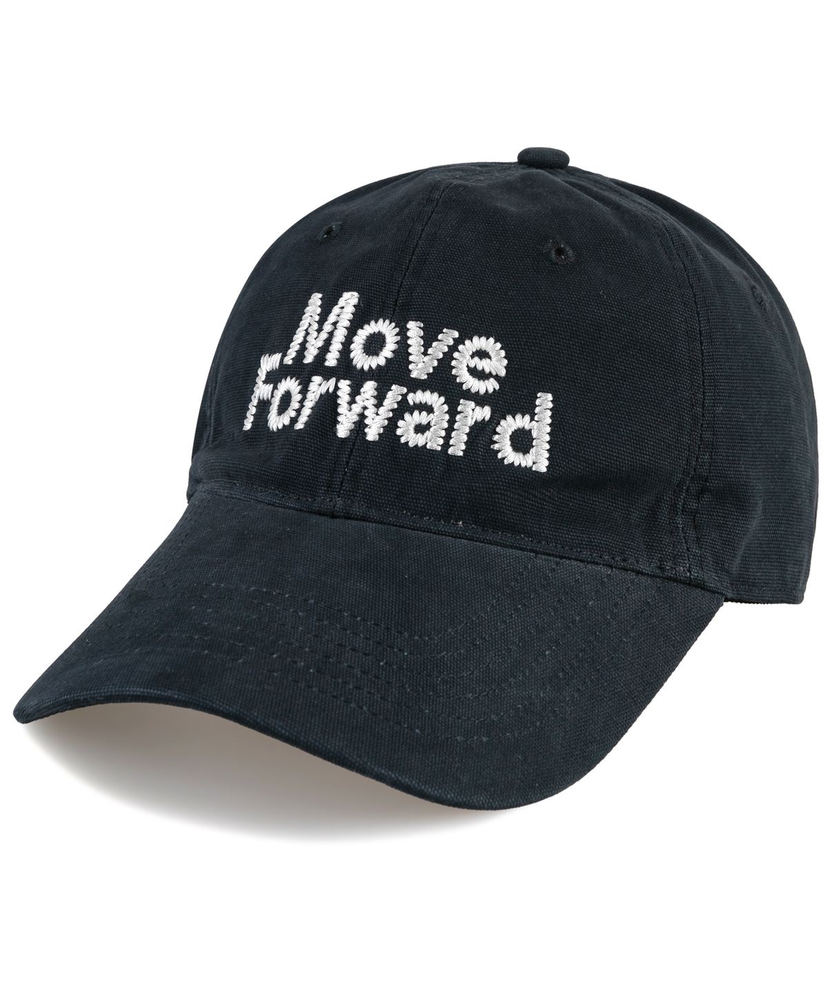 윅(WICK) Move Forward 캔버스 볼캡-네이비