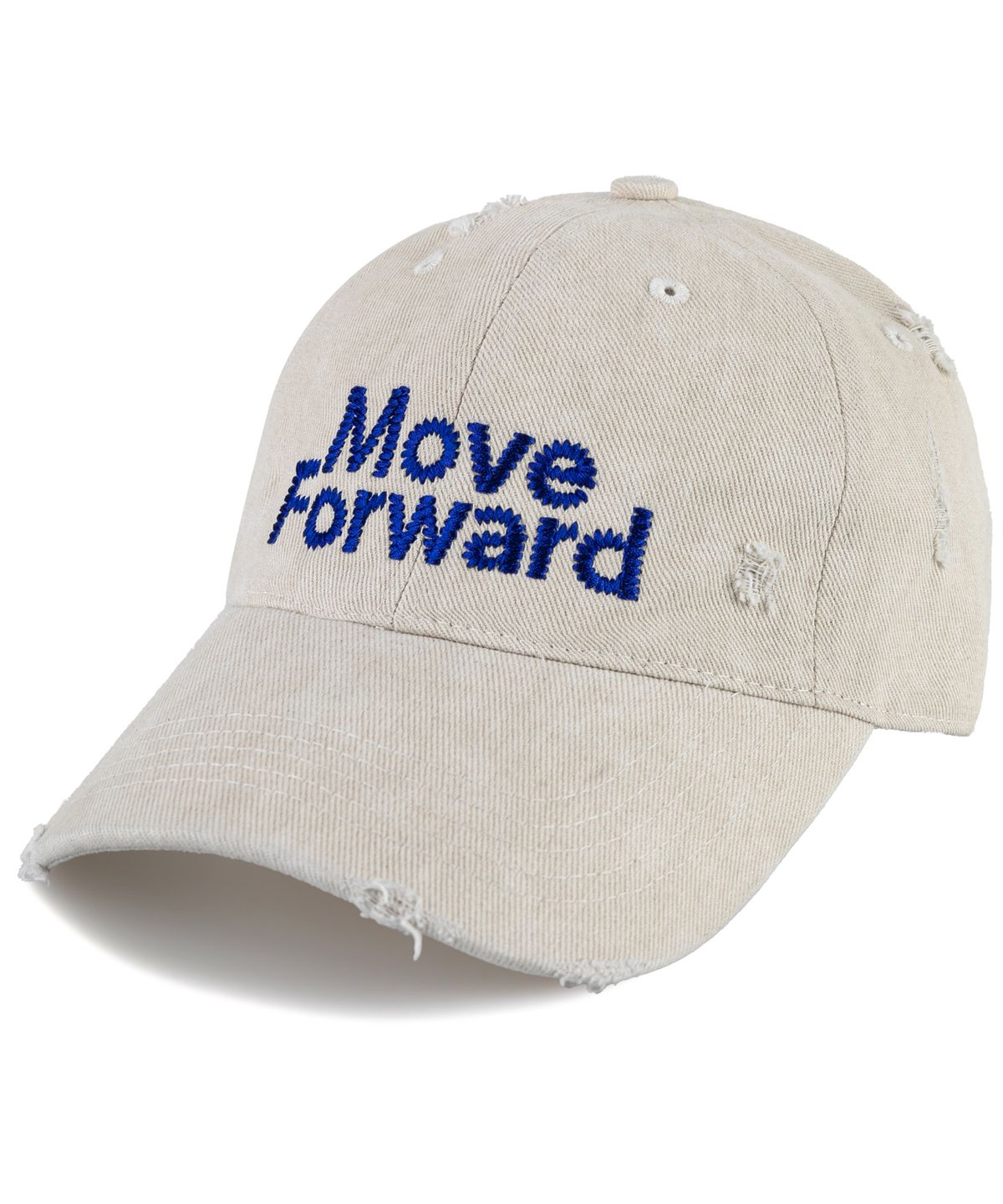 윅(WICK) Move Forward 데미지 볼캡-라이트 베이지
