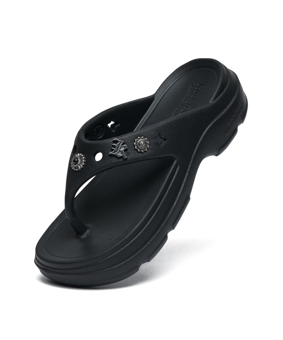 락피쉬웨더웨어(ROCKFISH WEATHERWEAR) [× AAKAM] HAYDEN FLIPFLOP - BLACK
