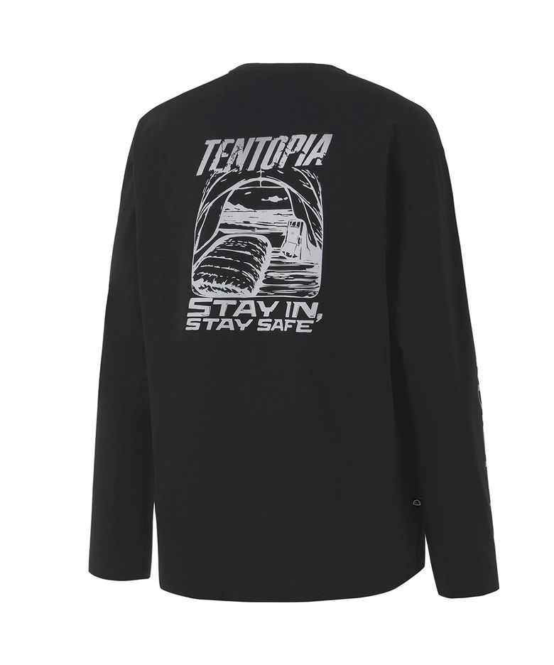 TENTOPIA Sorona 멀티그래픽 긴팔 티셔츠